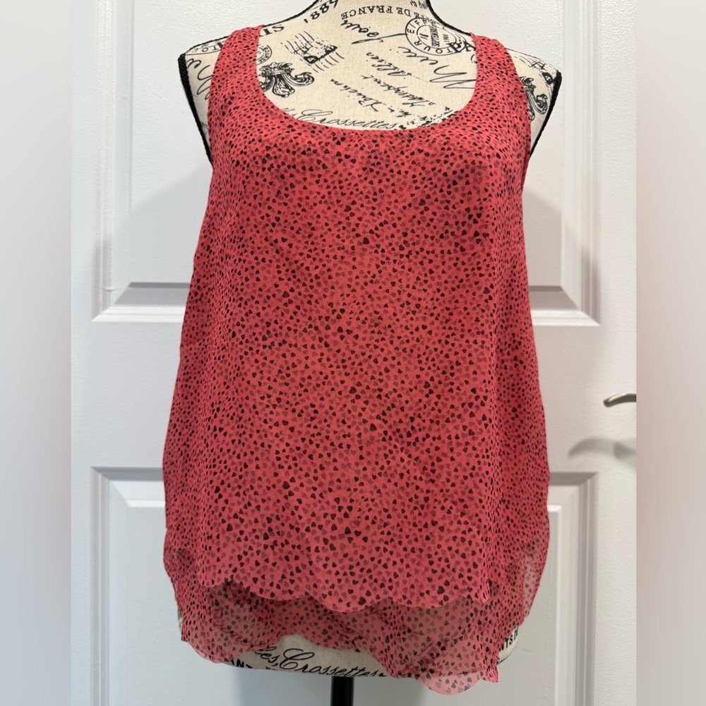 Double Zero Coral Lace Camisole